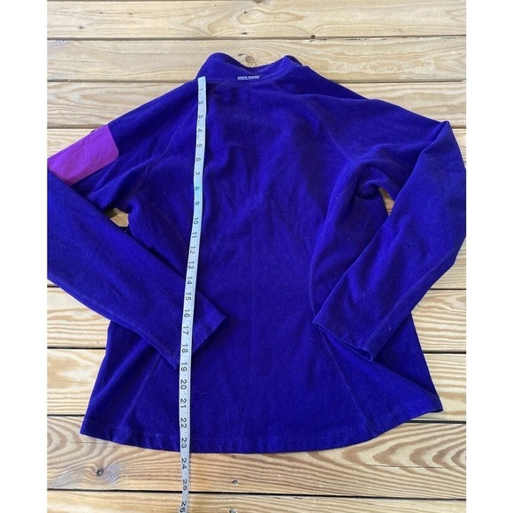 Eddie Bauer First Ascent 1/4 Zip Fleece Jacket Size Medium Women’s Purple - Picture 5 of 7